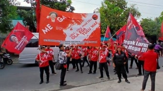 Kader PDIP Solo Deklarasikan Dukung Megawati Tetap Jadi Ketua Umum
