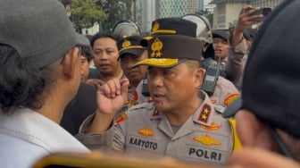 Kapolda Metro Jaya Turun Langsung Temui Ojol Sebelum Lakukan Negosiasi dengan Kemenhub