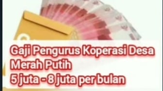 Cek Fakta: Gaji Pengurus Koperasi Desa Merah Putih Rp5 Juta - Rp8 Juta Per Bulan