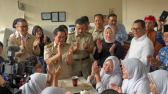 Gantikan Sarapan Bergizi Gratis, Pramono Luncurkan Revitalisasi Kantin Sehat di Tiga Sekolah