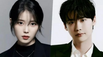 Tetap Mesra, Orang Terdekat Bantah Rumor Putusnya IU dan Lee Jong Suk