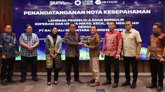 LPDB-KUMKM dan ID FOOD Bersinergi Perkuat Ketahanan Pangan Nasional