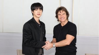 Temu Tom Cruise, Jin BTS Tanya Rahasia Solid dengan Tim Mission: Impossible