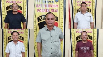 Anggota Ormas di Nias Bikin Onar Sweeping Hotel, 5 Ditangkap