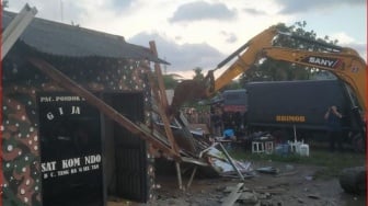 Bangunan Diduga Milik GRIB Jaya di Lahan BMKG Disewakan Lagi Puluhan Juta