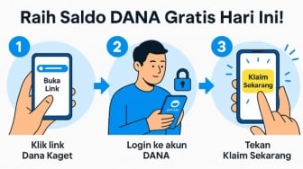 Raih Saldo DANA Gratis Rp355 Ribu Hari Ini, Klaim Dana Kaget Terbaru Sebelum Kehabisan!