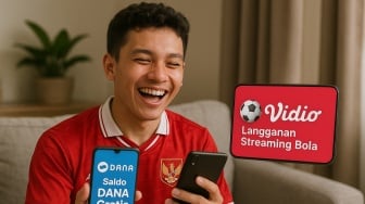 Klaim Saldo DANA Gratis Terbaru untuk Bayar Streaming Timnas di Vidio
