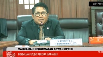 MKD Hukum Anggota DPR RI Fraksi Golkar, Buntut Kasus Penganiayaan Legislator DPRD dari Gerindra