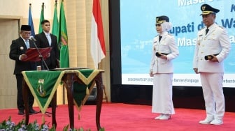Dilantik Andra Soni, Ratu Zakiyah - Najib Hamas Diminta Sukseskan Program Prabowo
