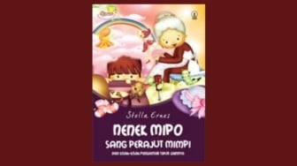 Ulasan Buku Nenek Mipo Sang Perajut Mimpi, Kisah Imajinatif Pengantar Tidur