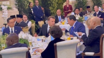 Gelar Gala Dinner di Istana, Prabowo dan Macron Ajak Angkat Gelas: VIve la France, Vive la Indonesia