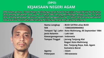 Tampang Buronan Pemerkosa Anak Kandung di Sumbar, Sempat Bebas hingga Divonis MA 8 Tahun Penjara!
