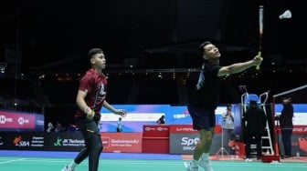 Babak-belur! Fajar/Rian Tersingkir, Wakil Indonesia Habis di Singapore Open 2025
