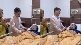 7 Potret Ruben Onsu Jenguk Jaja Miharja di Rumah Sakit, Titip Pesan Haru