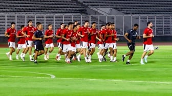 Intip Timnas Indonesia Gelar Latihan Perdana di Jakarta, Siap Hadapi China
