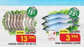 16 Promo Superindo Hari Ini 2 Juni 2025, Udang Pancet Cuma Rp13 Ribuan!