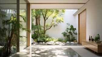 5 Inspirasi Desain Rumah dengan Taman Indoor Minimalis Estetik, Bikin Suasana Nyaman dan Asri