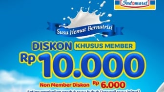 Indomaret Kasih Diskon Susu hingga Rp10.000, Cek Syaratnya di Sini!