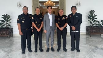 Senkom Mitra Polri Temui Gibran, Bahas Ketahanan Pangan hingga Teknologi Komunikasi