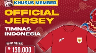 Promo Indomaret Spesial: Tukar Poin Dapat Jersey Resmi Timnas Indonesia