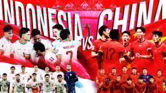 LIVE REPORT: Timnas Indonesia vs China di Kualifikasi Piala Dunia 2026