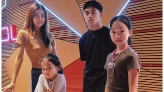 Tanpa Ruben Onsu, Betrand Peto Beri Kejutan Ulang Tahun Thalia dan Thania