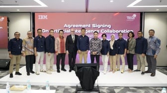 Perkuat Adopsi AI di Indonesia, Telkom dan IBM Luncurkan Sovereign AI Platform