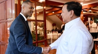 Prabowo Subianto Disebut Bawa Hoki untuk Timnas Indonesia