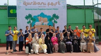 Pegadaian Medan Sembelih 54 Ekor Hewan Kurban