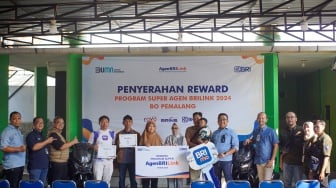 Pacu Semangat! BRI Cabang Pemalang Serahkan Hadiah Program Super AgenBRILink