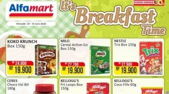 Sarapan Praktis dan Hemat, Intip Promo 'Its Breakfast Time' Alfamart Sekarang!