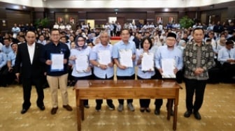 Wujudkan Koperasi Desa Berkelanjutan, Kemenkop dan LPDB Tandatangani Komitmen Integritas