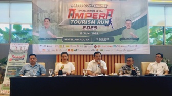 3.000 Pelari Siap Jelajahi Heritage Palembang Lewat Ampera Tourism Run 2025