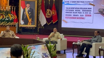 Menhan Sjafrie Libatkan Wiranto, Dudung hingga Sutanto Bahas Dewan Pertahanan Nasional