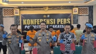 Remaja Makassar "COD" Tawuran, Live di TikTok & FB! Guru Honorer Ditangkap