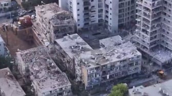 Gedung Luluh Lantak, Begini Penampakan Kota Tel Aviv Israel Usai Dihujani Rudal Iran