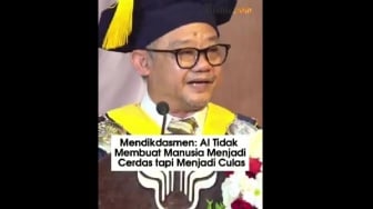 Gibran Ngebet Kurikulum AI di Sekolah, Mendikdasmen Sebut AI Tak Bikin Manusia Cerdas, Tapi Culas