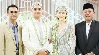 Raffi Ahmad Bagikan Foto Akad Nikah Al Ghazali dan Alyssa Daguise: Allah Satukan Kalian dalam Cinta