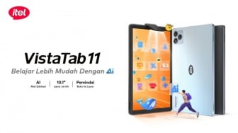Itel VistaTab 11 Resmi ke Indonesia, Tablet Murah Sejutaan Banyak Fitur AI untuk Belajar