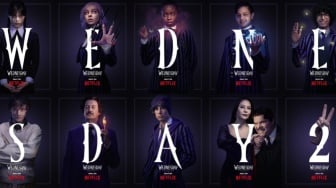 Netflix Resmi Bagikan Poster Karakter Wednesday Season 2, Intip Potretnya