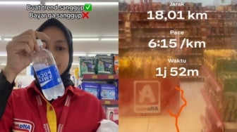 Viral Tren Strava Kulkas Bikin Minimarket Merugi, Pelari Minum Doang tapi Nggak Bayar?