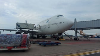 Pilot Dapat Ancaman Bom, Pesawat Saudi Arlines Rute Jeddah-Soetta Mendarat Darurat di Kualanamu