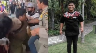 Mirisnya Pria Tunanetra Mau Diseret Satpol PP, Diduga Dulunya Atlet Berprestasi