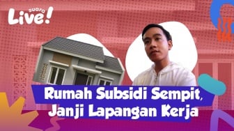 Rumah 'Tak Layak Huni' Subsidi, Gibran Digeruduk Janji 19 Juta Lapangan Kerja