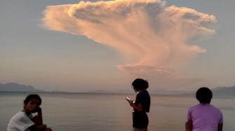 Status Awas! Gunung Lewotobi Laki-laki Kembali Erupsi