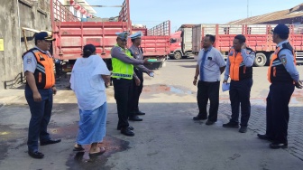 Tekan Kecelakaan, Polresta Solo Awasi Kendaraan Bermuatan