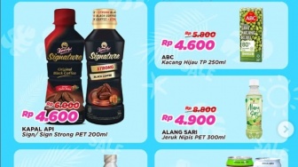 Cek Promo Beverage: Harga Red Bull, Pocari Sweat, Teh Botol Sosro dan Minuman Favorit