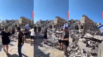Tangisan Warga Israel Ratapi Rumah Hancur, Minta Iran Hentikan Serangan Rudal