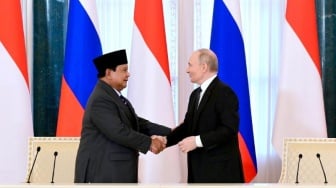 Prabowo ke Putin: Rusia Mitra Strategis Indonesia di Segala Bidang