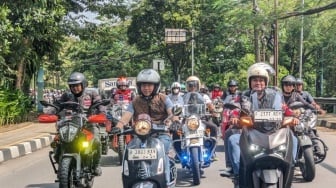 Ratusan Motor Mengaspal! Bupati dan Wali Kota Bogor Pimpin Rolling Thunder Autovibes HJB 543